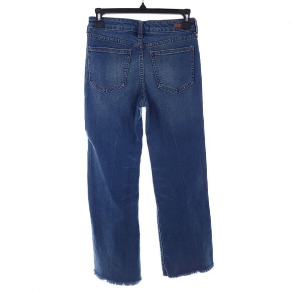 Pilcro and the Letterpress High Rise Flare Jeans Women's 25 Raw Hem OB712176 - Picture 5 of 8